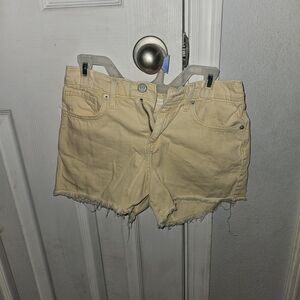 Old Navy Kids Yellow Denim Shorts